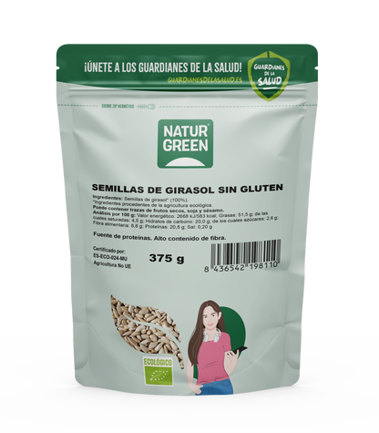 Biologische zonnebloempitten Naturgreen 225 g