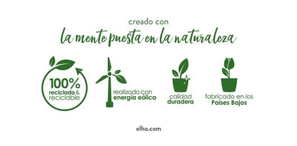 Macetero con autoriego Greensense Aquacare Square Elho 30 cm charcoal grey