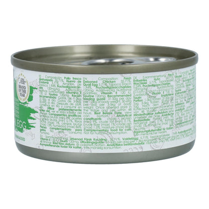 Pakket 24x Kit Cat Blik Gravy - Kip & Eitje Kwartel 70 g Natvoer voor katten in saus