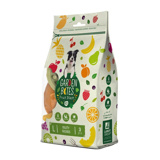 Garden Bites Fruity Friends Hundsnacks L 3 st Duvo