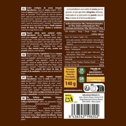 Biscuits à l'avoine complète bio NaturGreen 140 g