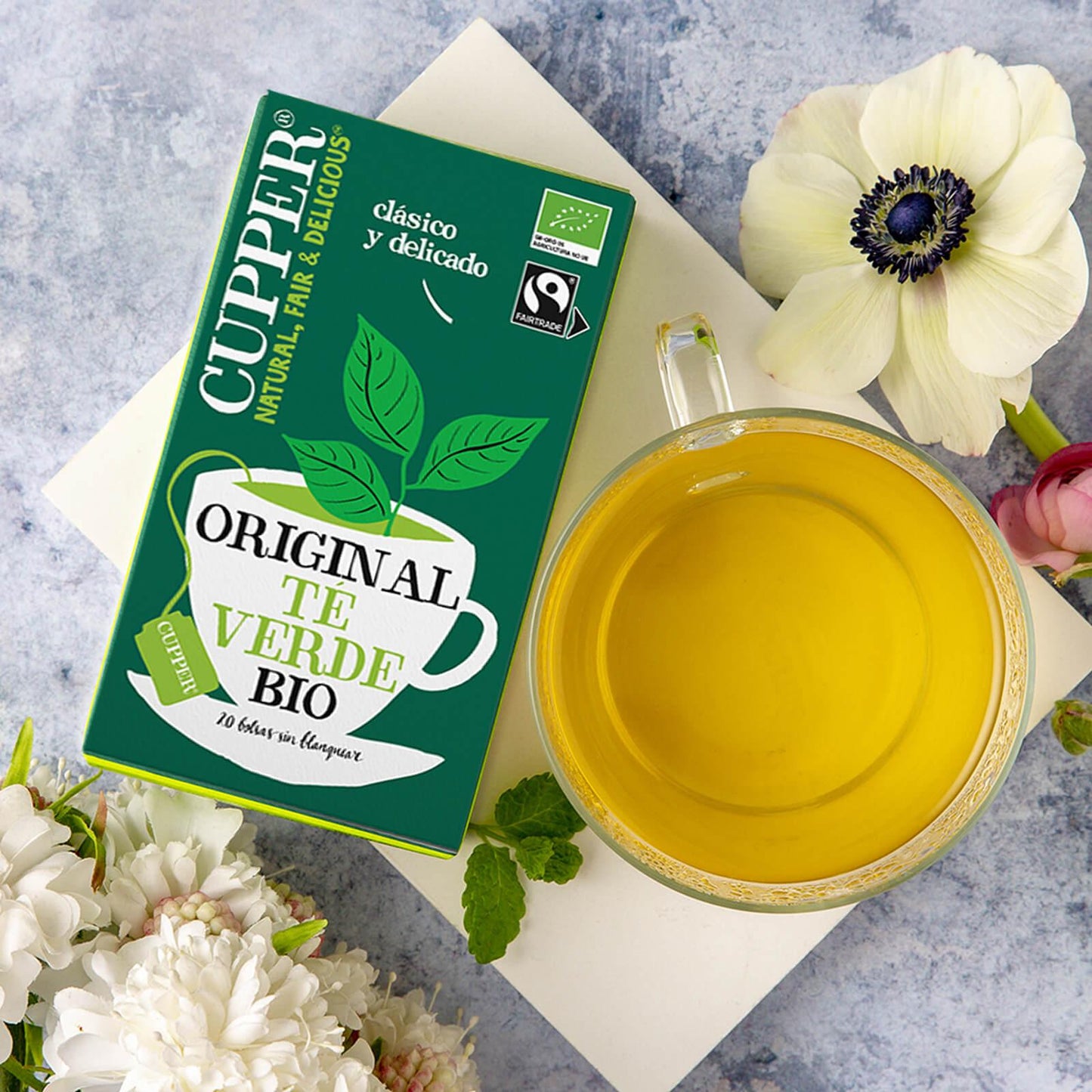 Klassieke biologische groene thee Cupper 20 zakjes