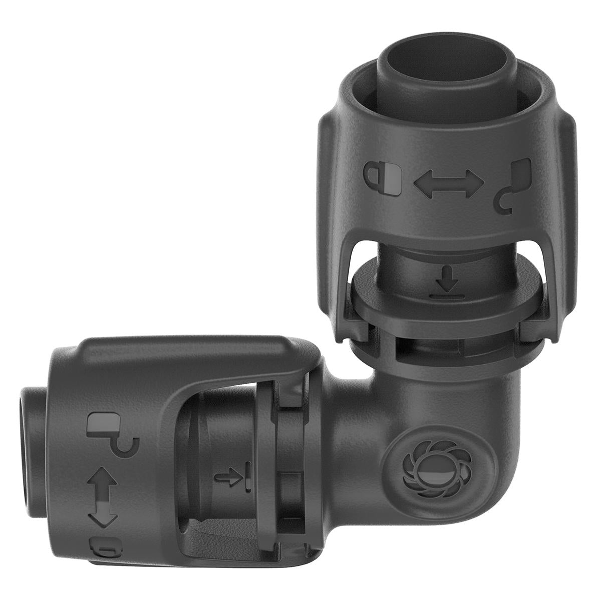 Codo 13 mm Junta en L (1/2") x5 Microdripsystem Gardena