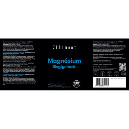 Bisglicynian magnezu Zenement, 180 tabletek