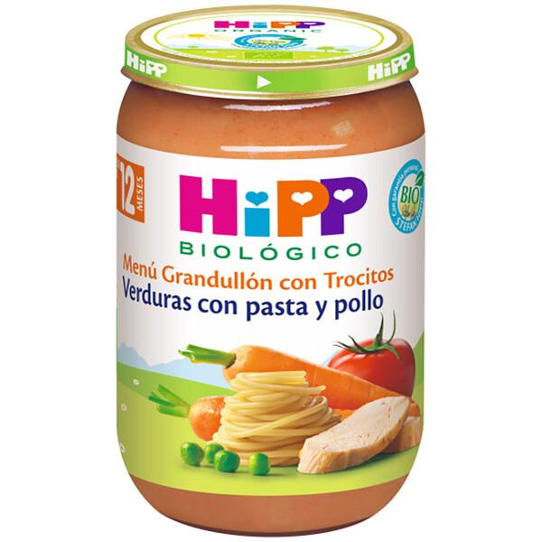 Vasetto di verdure con pasta e pollo biologico +12 mesi HiPP 220 g