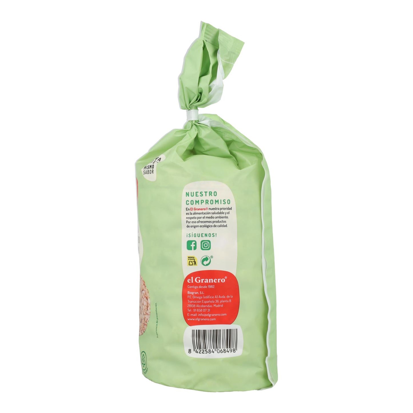 Galettes de riz au sarrasin El Granero, 100 g