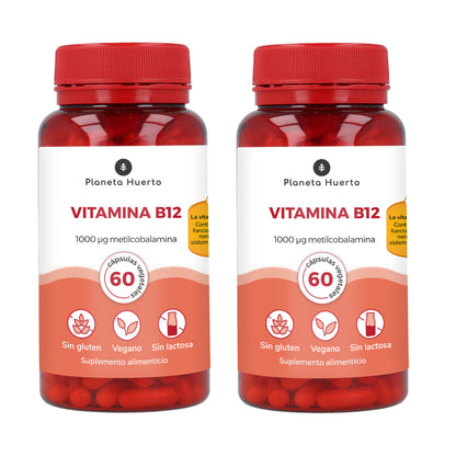 Pakket 2x Vitamine B12 Planeta Huerto 60 capsules