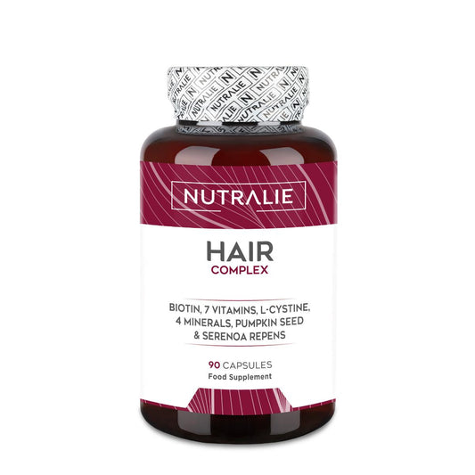 Nutralie Hair Complex + biotyna i cynk witaminy na włosy 90 kapsułek