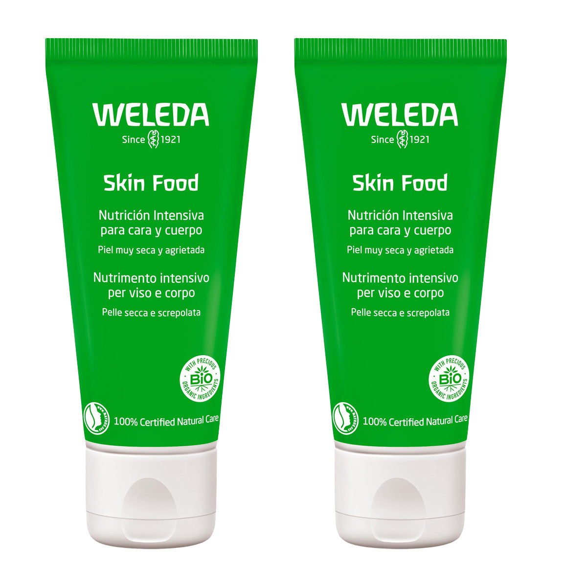 Pakket 2x Skin Food Crème van medicinale planten Weleda