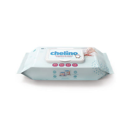 Dermo-sensitive Babyfeuchttücher Chelino 60 Stück