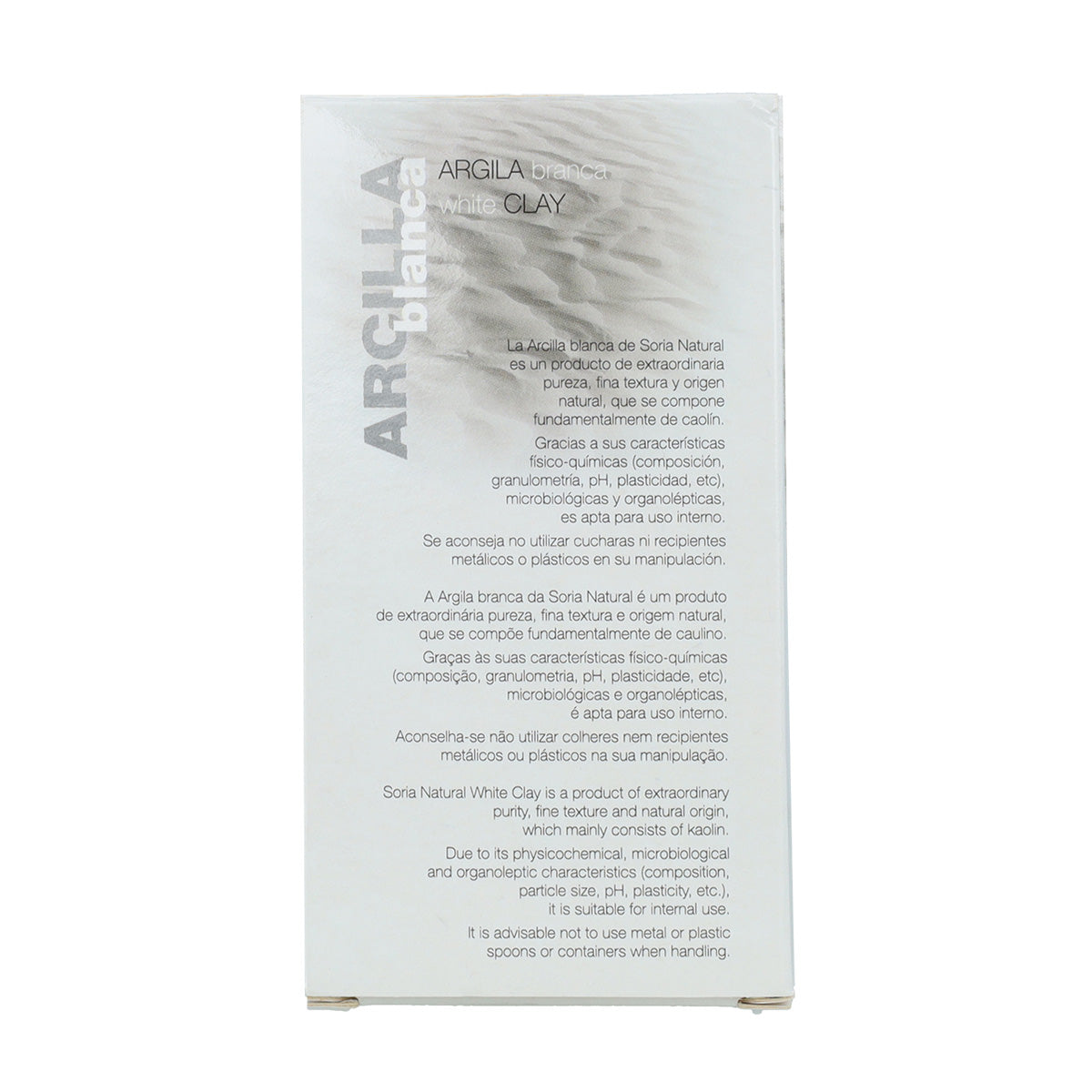 Argile blanche Soria natural 250 g