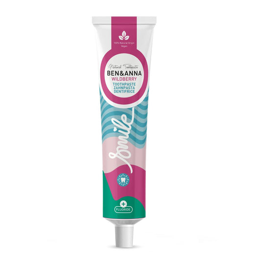 Zahnpasta Wildbeere mit Fluorid Ben & Anna Tube 75 ml