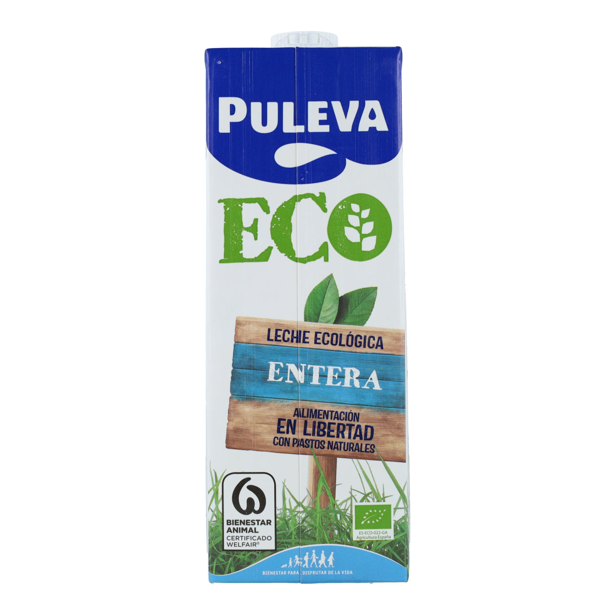 Confezione da 6 bottiglie di latte intero biologico Puleva, 1 L