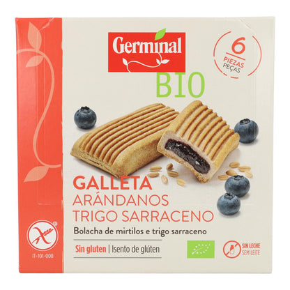 Bezglutenowe ciastka z jagodami i kaszą gryczaną Germinal Bio 200 g