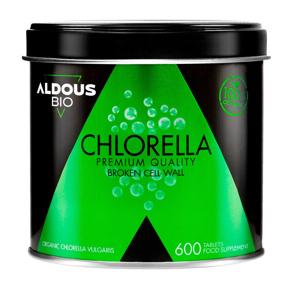 Clorella biologica premium, Aldous Bio, 600 compresse