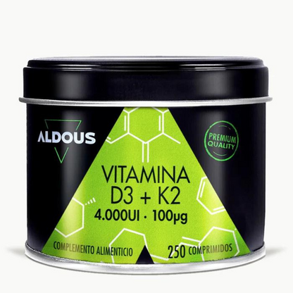Vitamin D3 + K2 Aldous 250 Tabletten