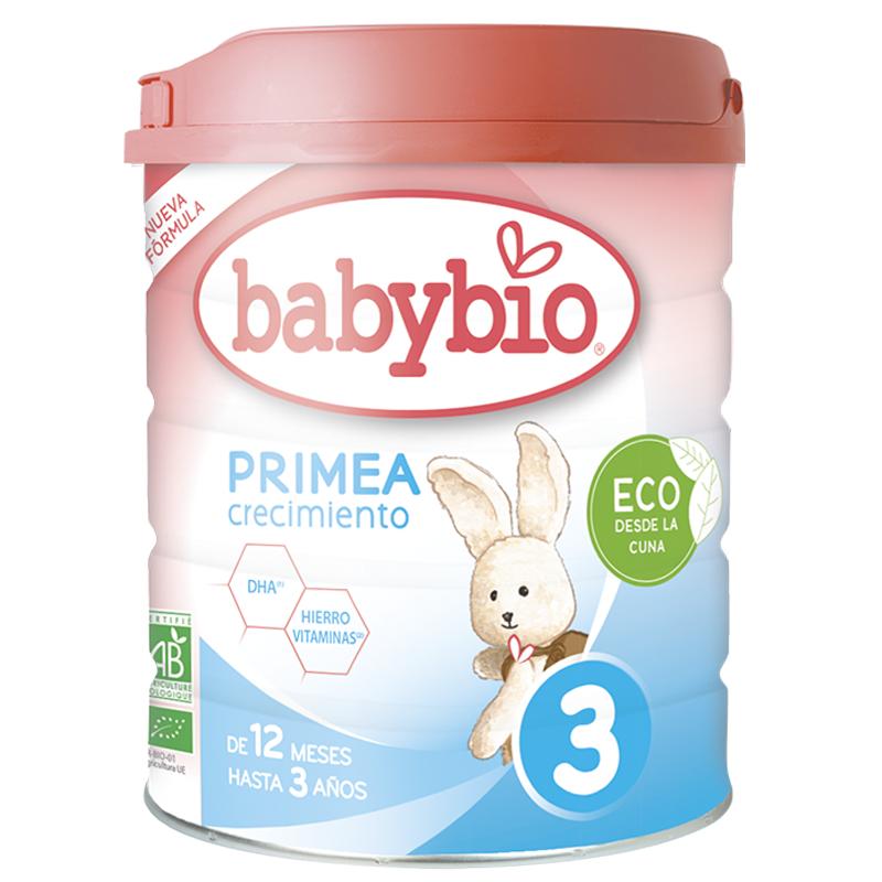 Lait infantile de croissance biologique Primea 3 (bébés de 12 mois à 3 ans) Babybio 800 g
