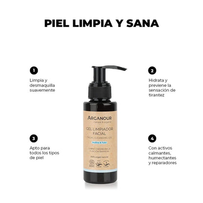 Gezichtsreinigingsgel 100 ml Arganour