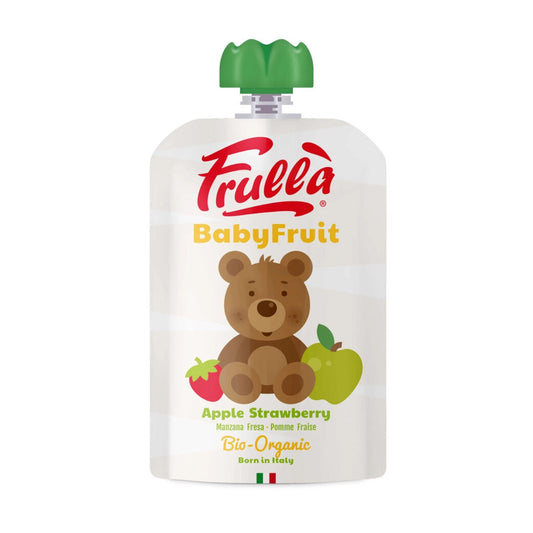 Baby Frullà appel- en aardbeienpuree 100 g