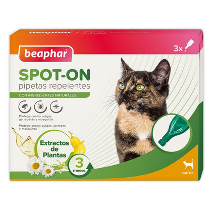 Natürliche Parasitenabwehr-Pipetten für Katzen 3x1 ml