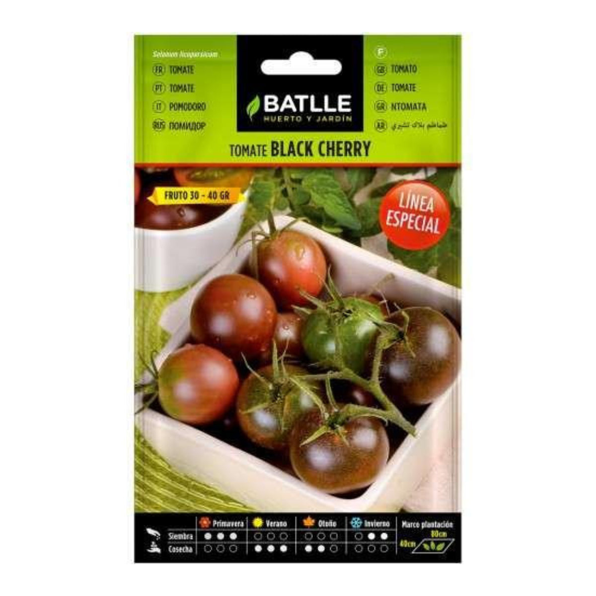 Tomatsfrön Black Cherry Batlle