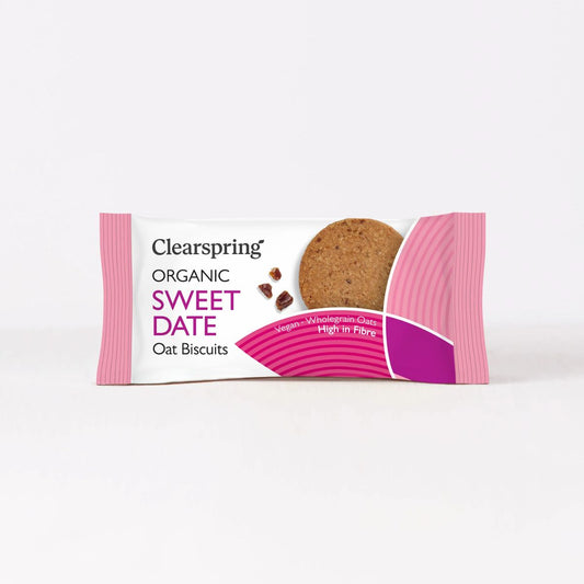 Galletas de Avena y Dátil Bio Clearspring 40 g