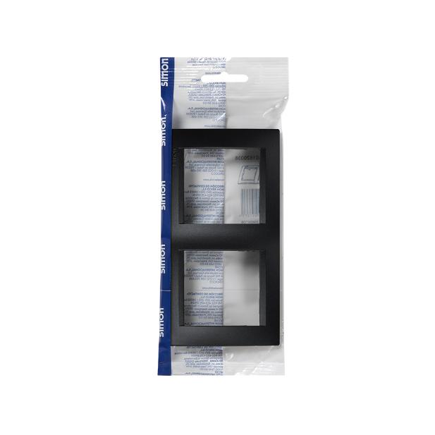 Simon 15 frame 2 elements Graphite