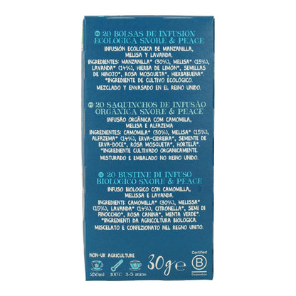 Herbata Snore & Peace Bio Cupper 20 torebek