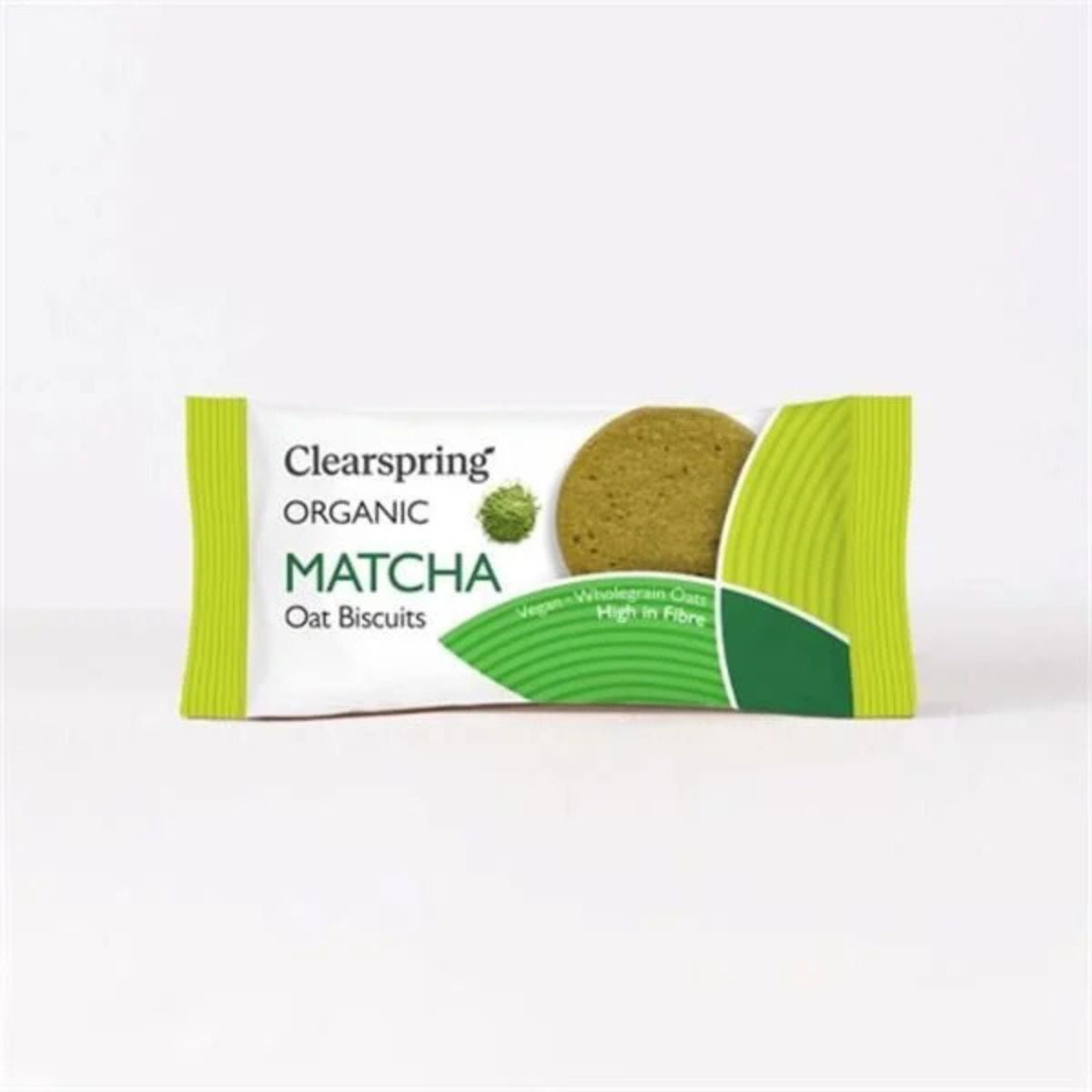 Haferkekse mit Matcha Bio Clearspring 40 g