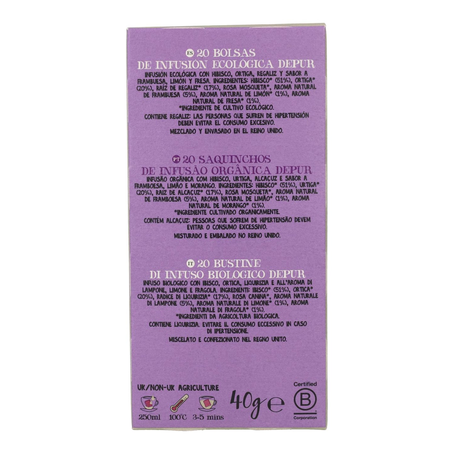 Bio Cupper Entschlackungstee 20 Beutel