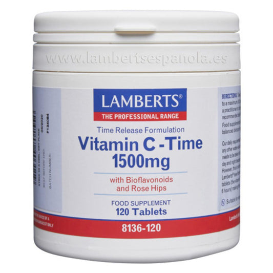 Vitamin C mit verzögerter Freisetzung 1500 mg Lamberts 120 Tabletten