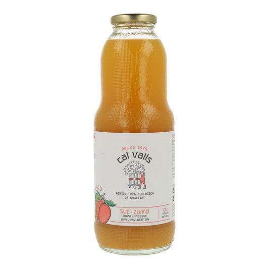 Jus de pêche et de raisin bio Cal Valls 1 L