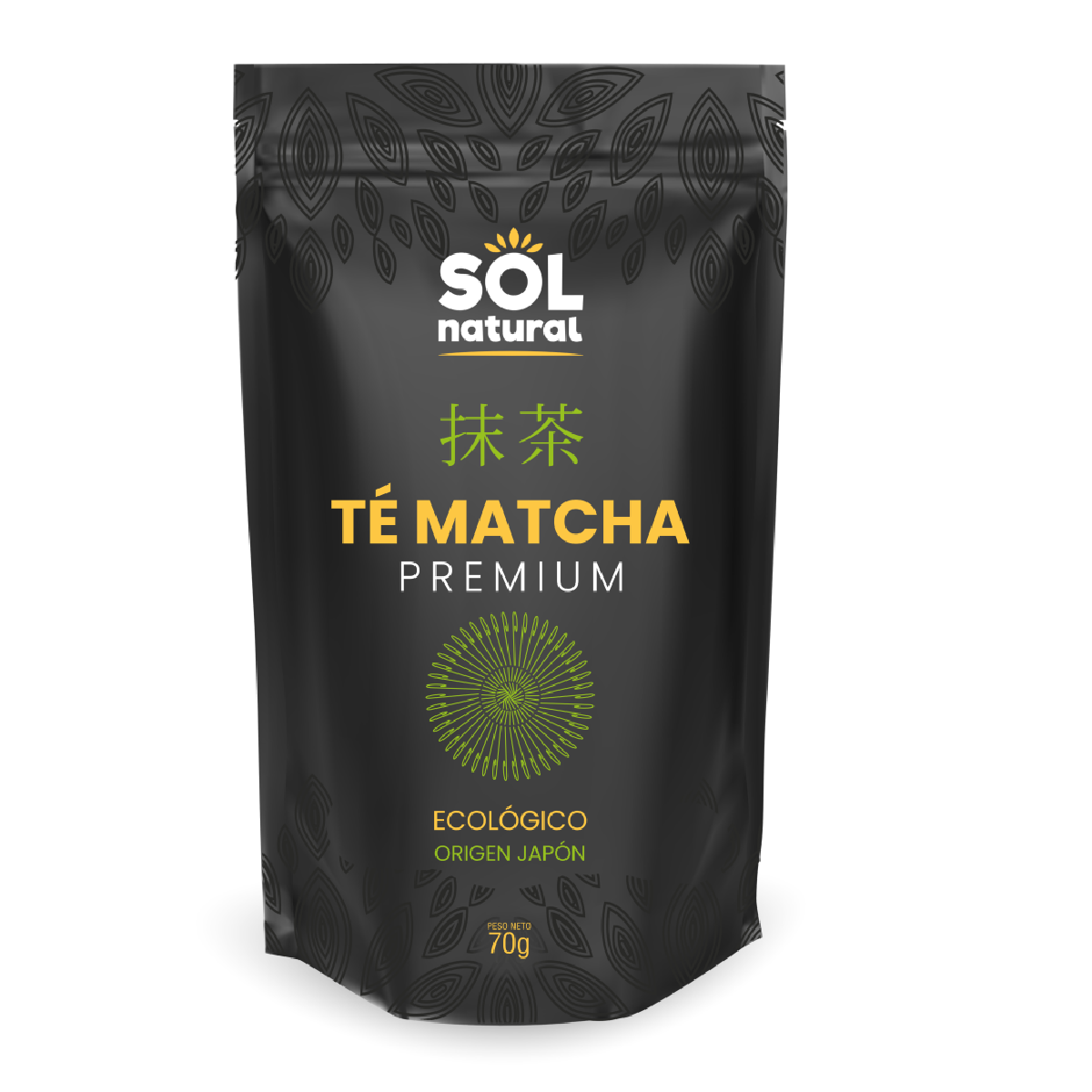 Macha premium Japan in poedervorm Sol Natural 70 g BIO