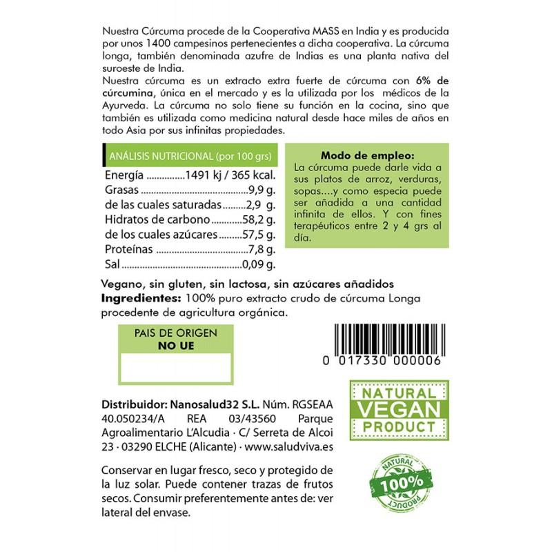 Curcuma Salud Viva 80 g