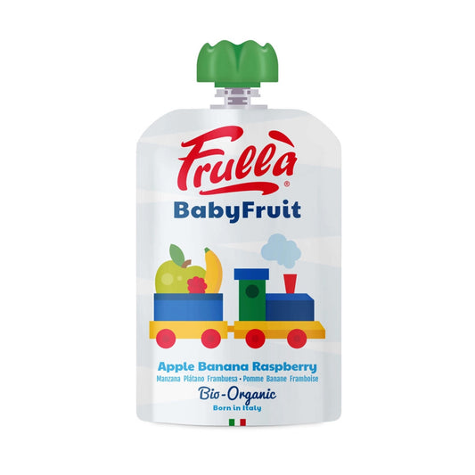 Baby Frullà appel-, banaan- en frambozenpuree 100 g