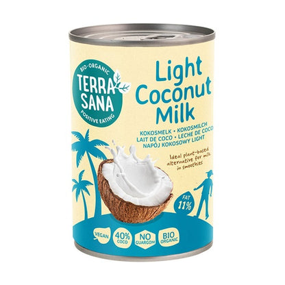 Lågfet kokosmjölk 400 g Terrasana