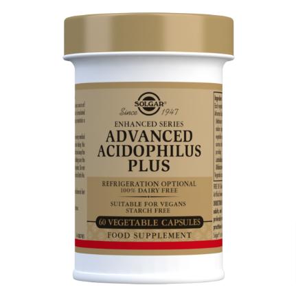 Acidophilus Plus Avancé. Solgar 60 gélules