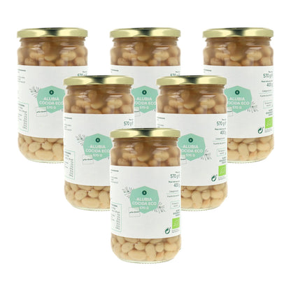 6x Pack of ECO Planeta Huerto Cooked Beans 570 g