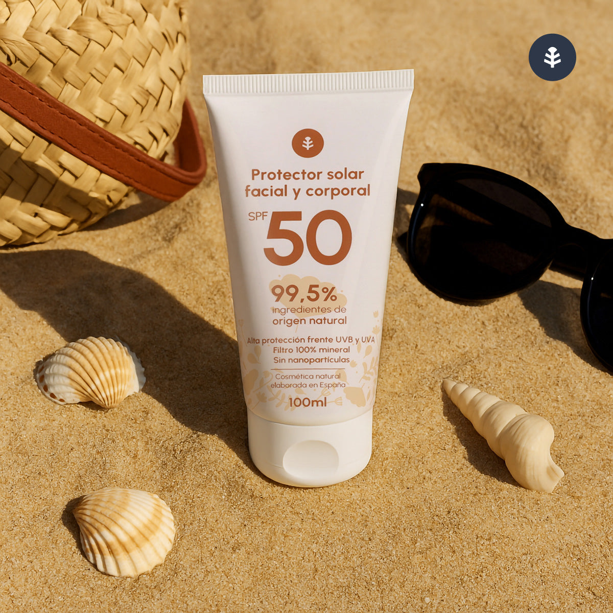 100 % mineralische Sonnenschutzcreme LSF 50 von Planeta Huerto, 100 ml