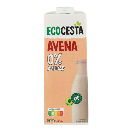 Boisson végétale à l'avoine 0 % sucre Bio Ecocesta 1 L
