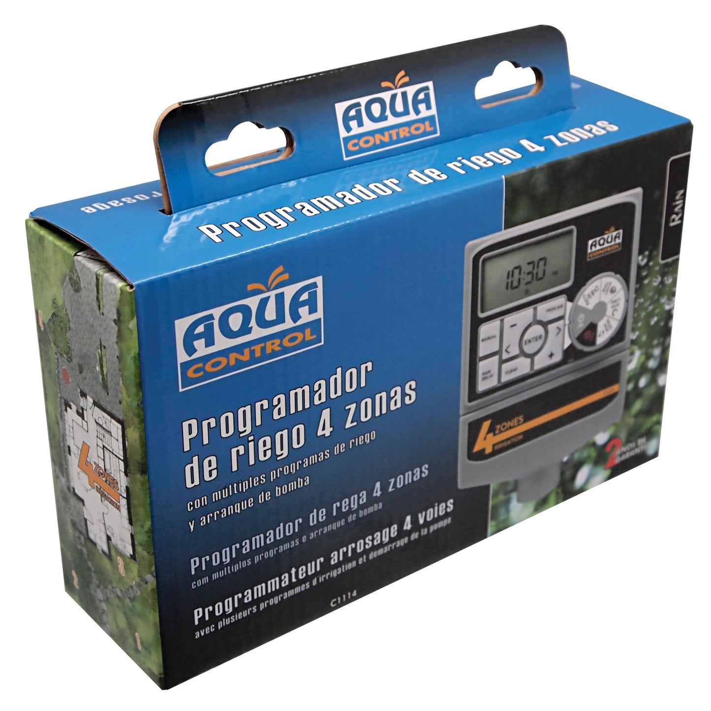 Bevattningsprogrammerare för 6 zoner Aqua Control