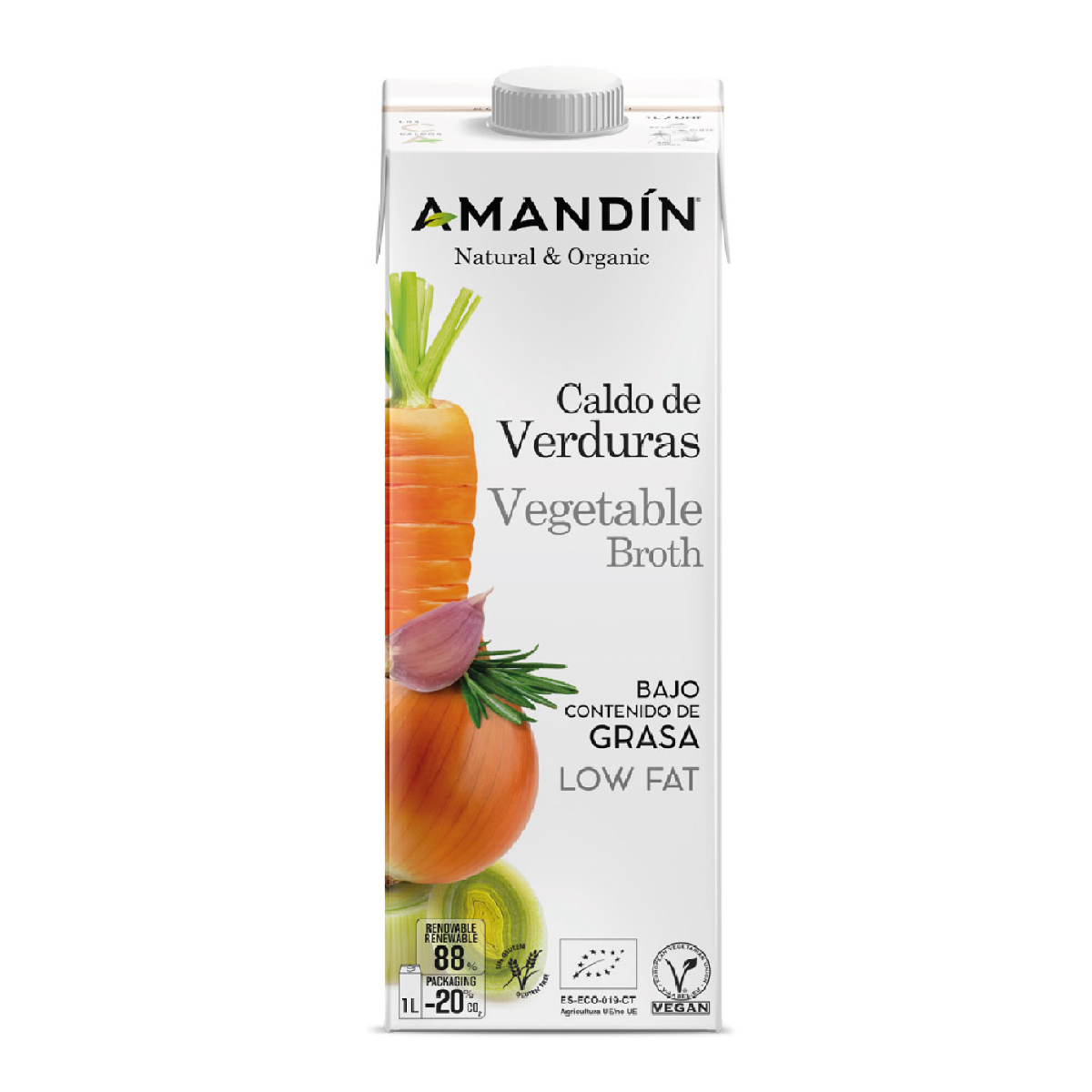 Groentebouillon Amandin 1L