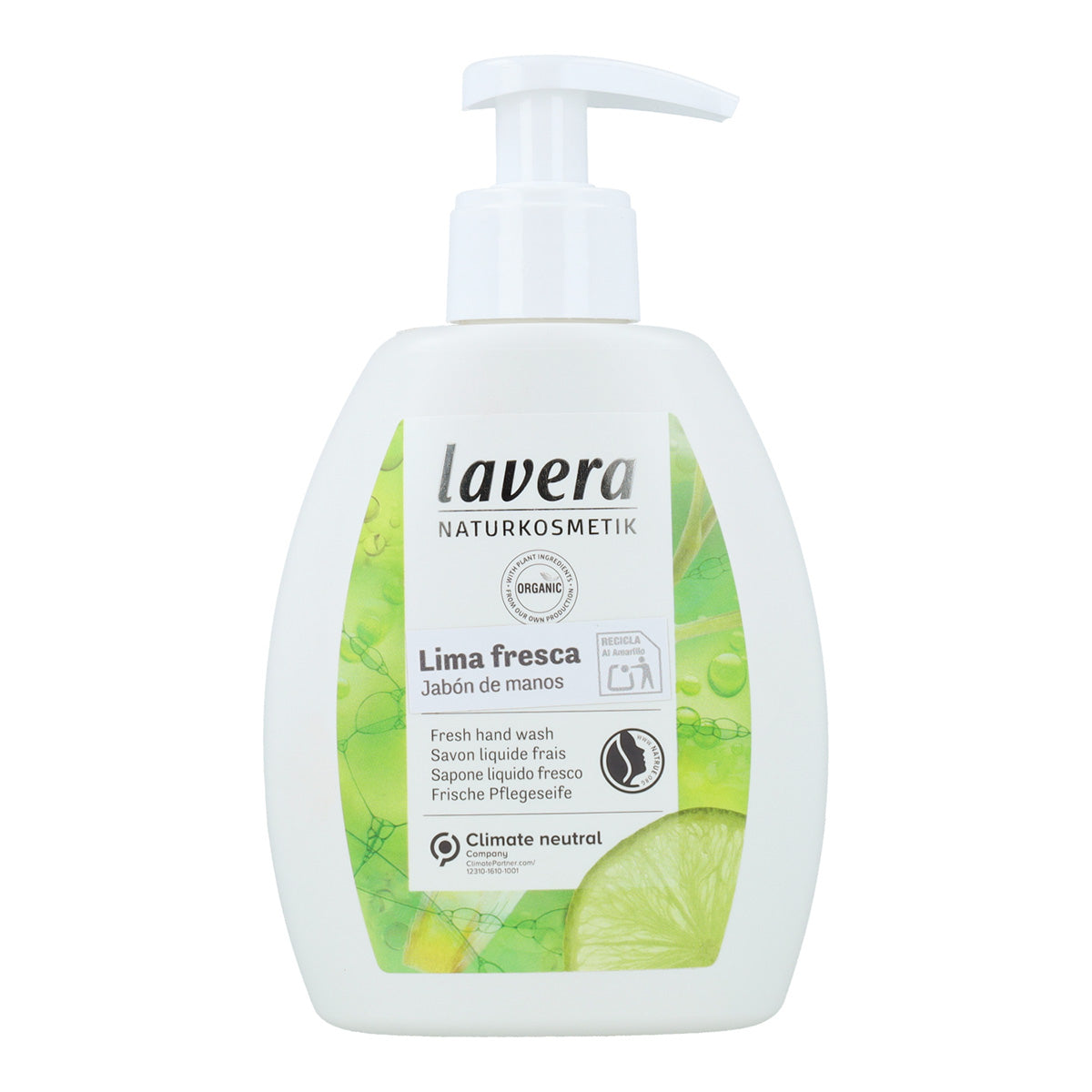 Lavera Fresh Lime Hand Soap Refill, 250 ml
