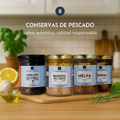 Pack 6x Caballa en aceite de oliva ECO Planeta Huerto 190 gr