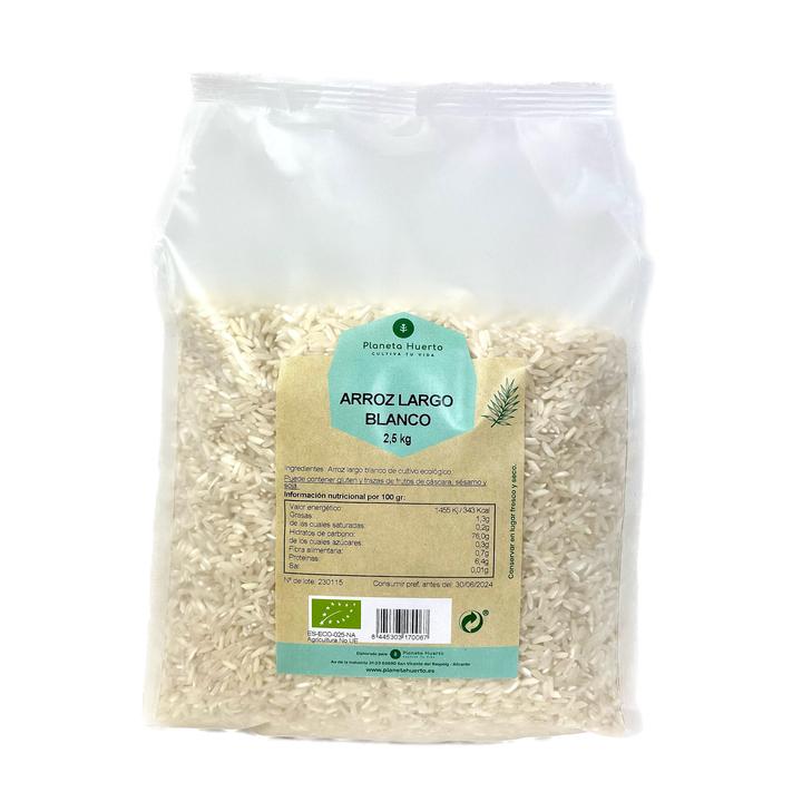 Vitt långt ris ECO Planeta Huerto 2,5 kg