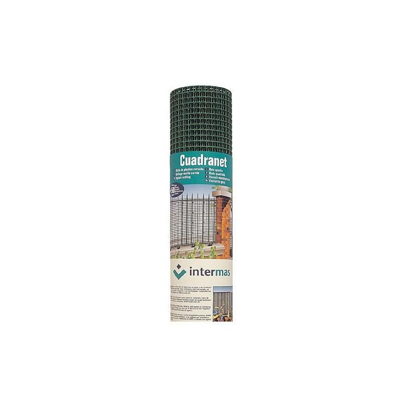 Cuadranet mesh 1x5m 10x10 mm Nortene white