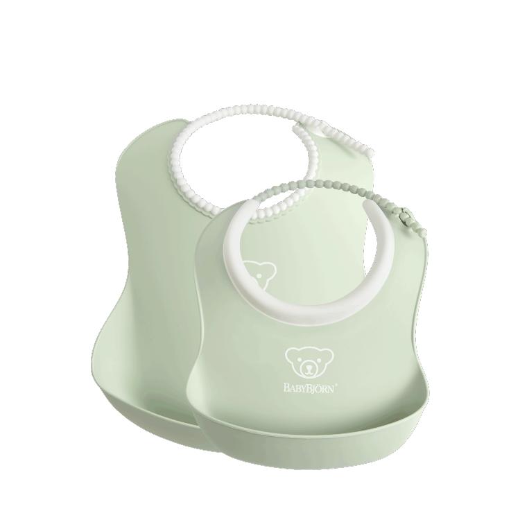 Lot de bavoirs 2 tailles  Bleu pastel