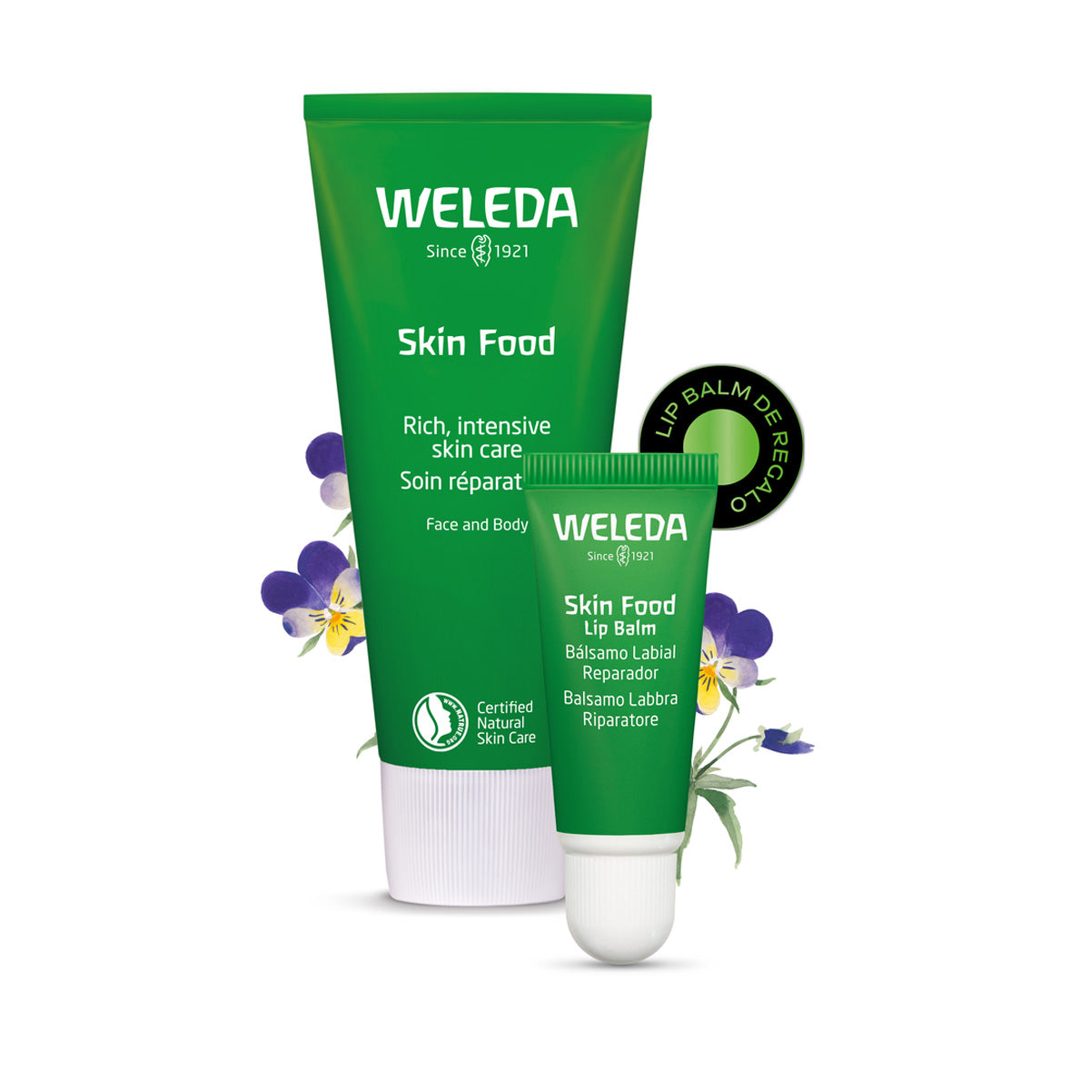 Cofre GLOW Skin Food Original 75ml + Lip Regalo, Weleda