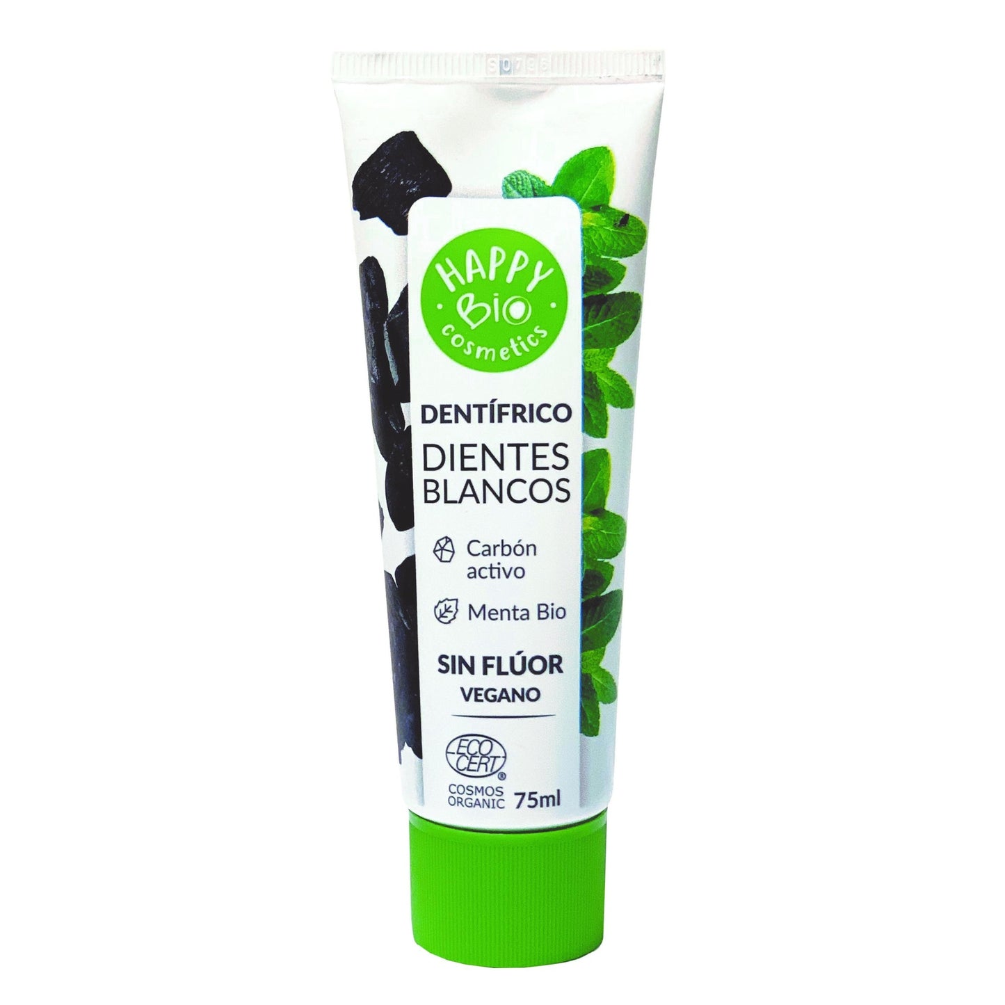 Pasta do zębów wybielająca z węglem aktywnym HappyBio 75 ml