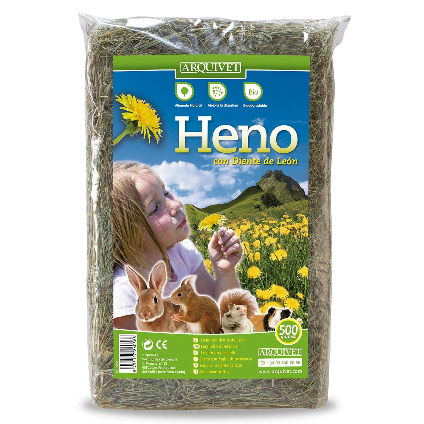 Arquivet Heu mit Löwenzahn 500 g